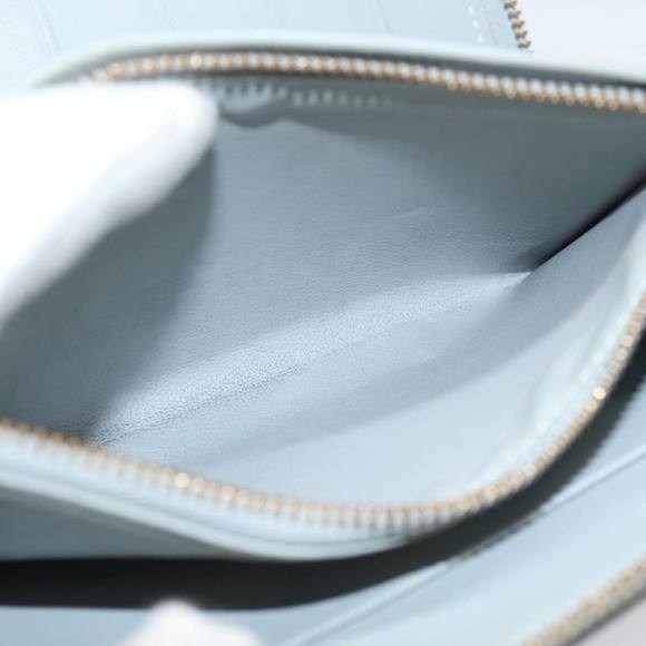 LOUIS VUITTON Monogram Vernis Eldridge Long Wallet Gris M91158 LV Auth 81320 - Picture 11 of 16